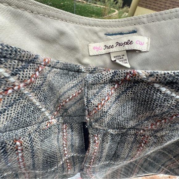 Plaid wool wide leg pants - Picture 4 of 7